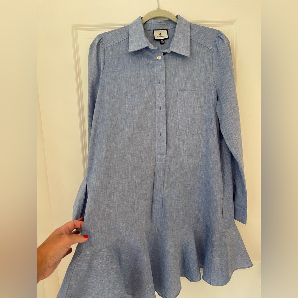 Tuckernuck Light Blue Chambray Dress